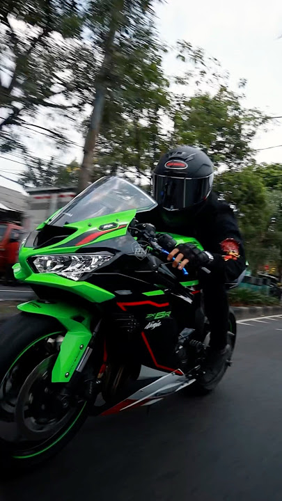 Udah siap riding naik ini❓🔥 #rielzmoto #kawasaki #zx6r
