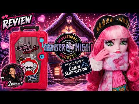 REVIEW MONSTER HIGH SKULLTIMATE SECRETS DESTINATION CABIN SLAY-CATION CUPID ASTERIA