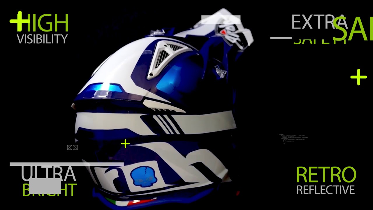 Casco Airoh Aviator 2.2 Cairoli Ottobiano – XL, Blu – 100% Carbon Kevlar Per Off-Road