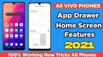 How to App Drawer Home Screen Futures App Drawer Funtcuch OS 10.5 All Vivo Mobile