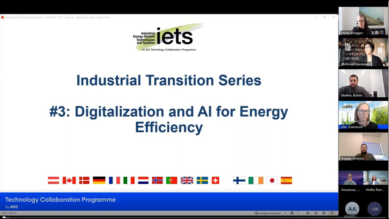 Industrial Transition Series, by IETS TCP - 3 Digitalisation and AI for Energy Efficiency-20260121