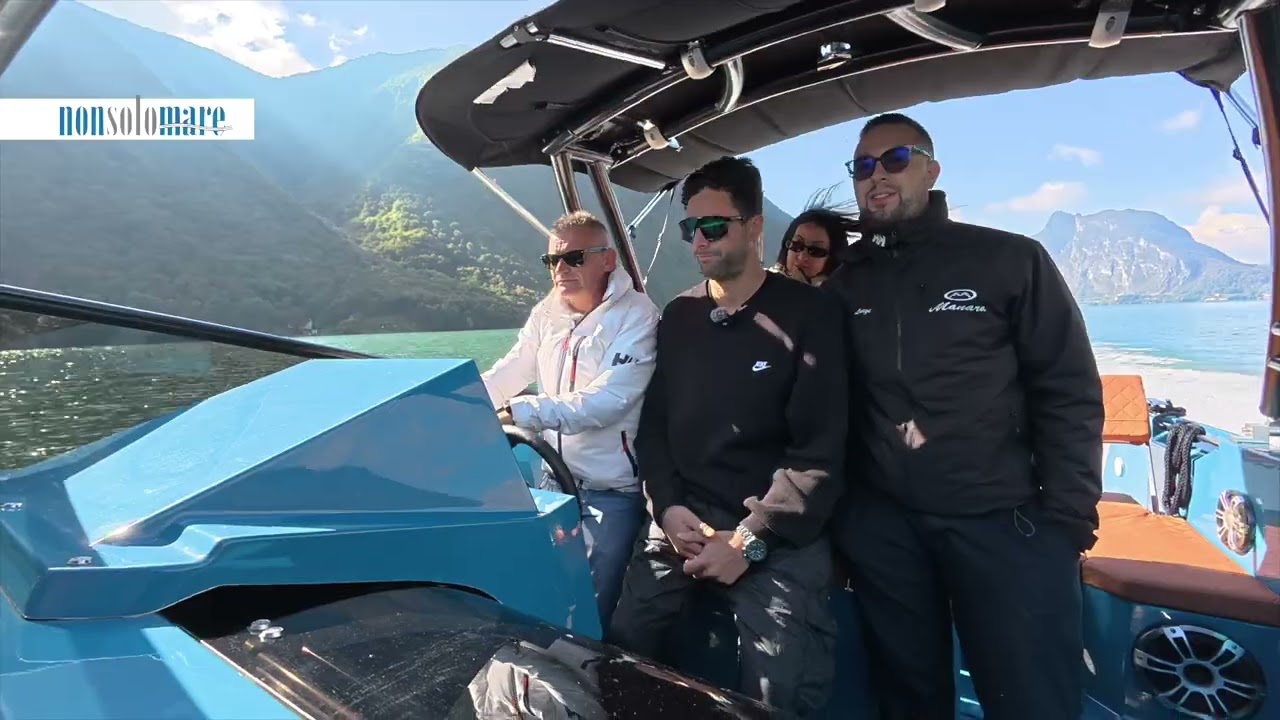 Manara 750 Pleasure prova in acqua sul lago di Lugano 