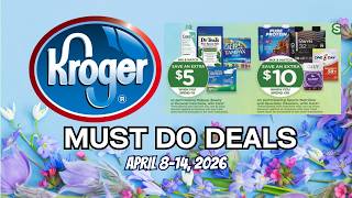 *FREEBIE* Kroger MUST DO Deals for 4/8-4/14 | PART 2 | Beauty &amp; Nutrition Event, BOGO 50% Off &amp; MORE