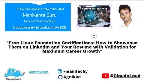 Free linux Foundation Certifications and How to Showcase Them on Your LinkedIn and Resume