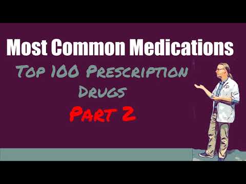 Top 100 Prescription Drugs | The Most Common Medications To Know Brand and Generic Part 2