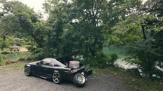 I Tried Camping in My 180SX Drift Car in Japan