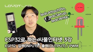 [ESP32] 입력(INPUT), 출력(OUTPUT) 및 PWM 다뤄보기 *아두이노와 달라요!!