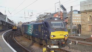 DRS Class 88 & Class 68 pass Newcastle with tones (6/4/26)