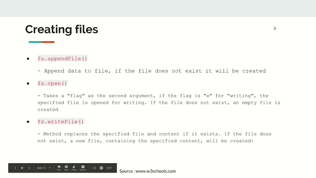 Open, Read, Write,Append, Rename And Delete Files In Node.Js - Youtube