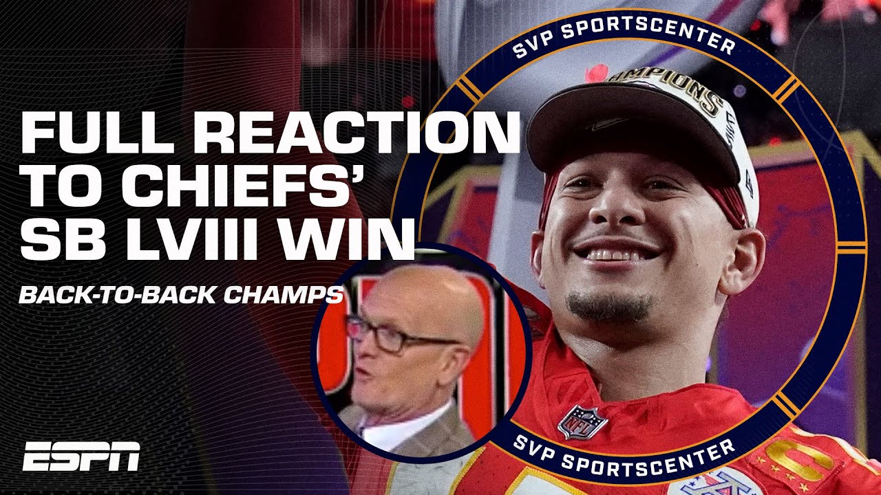 ⁣FULL REACTION to the Kansas City Chiefs becoming BACK-TO-BACK SUPER BOWL CHAMPIONS 🏆 | SC with SVP