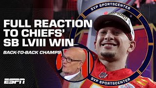 FULL REACTION to the Kansas City Chiefs becoming BACK-TO-BACK SUPER BOWL CHAMPIONS 🏆 | SC with SVP