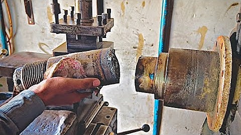 How to Repair Broken Axle Of a Truck Trailer || Complete process