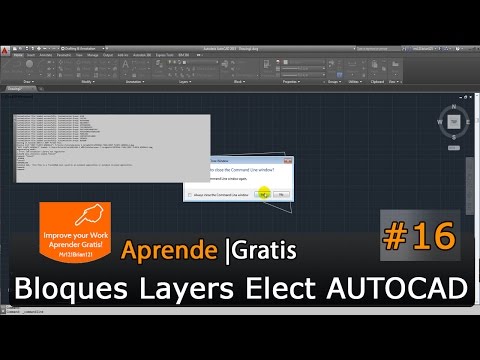 AutoCAD 2015 Tutorial Basico Starter 16 / Como restaurar la barra de comandos en HD