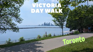 Beautiful Scenic Live: Victoria Day Walk Along Toronto's Waterfront Lakeshore Blvd West