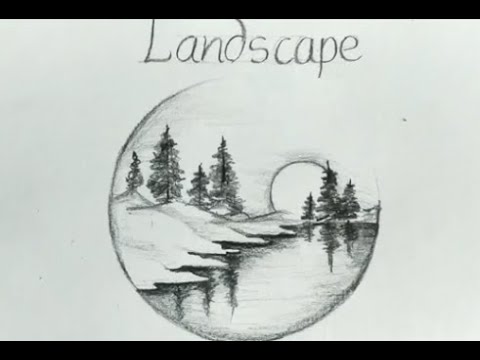 #03 ART ACTIVITY How to draw a Landscape - YouTube