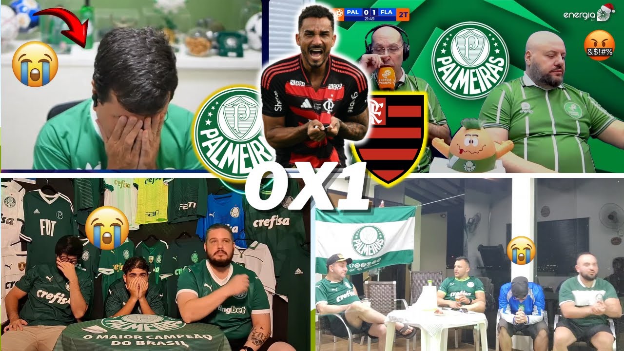REAÇÕES DOS PALMEIRENSES E CHORO AO VIVO | PALMEIRAS 0 X 1 FLAMENGO | LIBERTADORES 2025