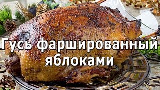 Гусь фаршированный яблоками (рецепт). Гусь фаршированный яблоками (рецепт).