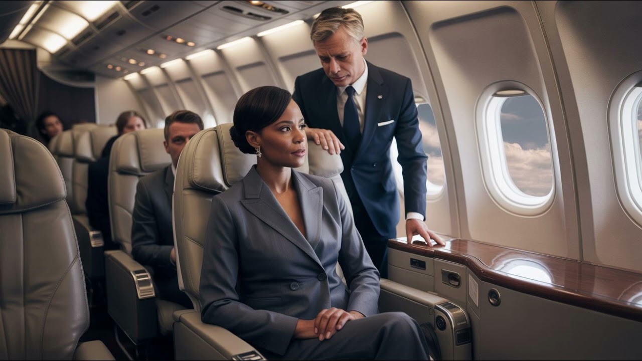 UNE PDG NOIRE RETIRÉ DU SIÈGE VIP POUR un PASSAGER BLANC, CE QUI S'EST PASSÉ ENSUITE VA VOUS CHOQUER
