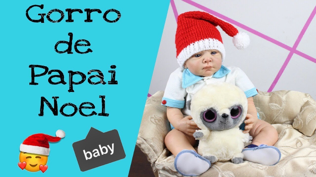 Gorro de Papai Noel para Bebê | Lia Decora