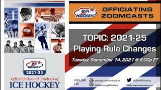 OZ | E 43 | 2021 25 Playing Rule Changes