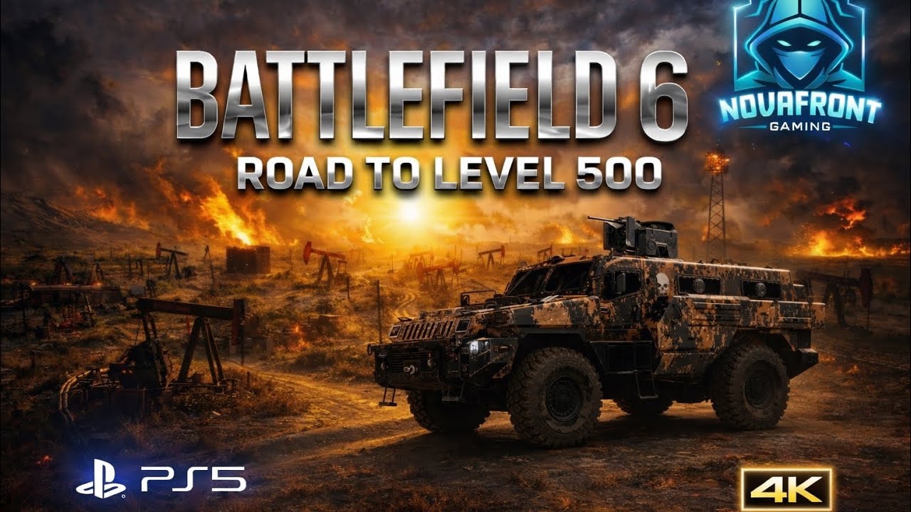 CRAZY DRIVING in Battlefield 6 😱🔥 Road to Level 500 | PS5 4K Gameplay