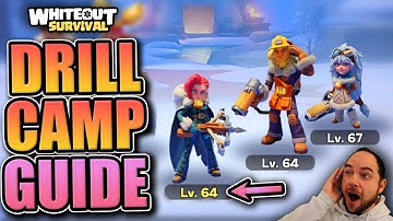 Free Hero Levels! [drill camp tips and tricks] Whiteout Survival Guide