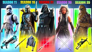Evolution of All STAR WARS Bosses, Henchmen & Mythic Weapons in Fortnite (2019  2024)