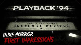 Playback 94 First Impressions — Is This Indie Horror Worth Checking Out?