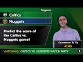 Boston Celtics vs. Denver Nuggets  Live Streaming Scoreboard, Play-By-Play | NBA On TNT