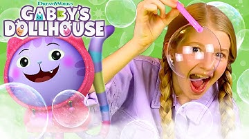 Bouncing Bubbles + More Bubble Trouble with Gabby! | GABBY
