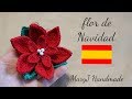 Flor de navidad tejida a crochet | MARYJ HANDMADE thumbnail