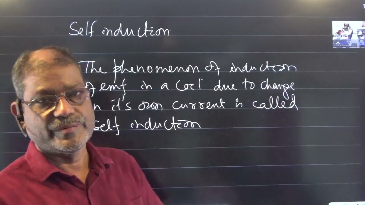 What is self inductance ? choke coil kya hei ?  XII 2025