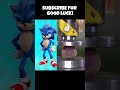 Sonic React HYDRAULIC PRESS🌟🔵#sonic #sonicdash #shorts #hydraulicpress #hydraulicpressmachine