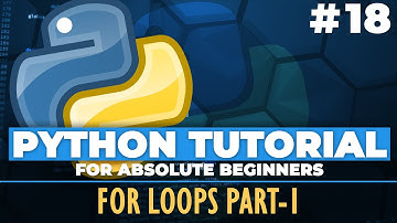 Python tutorial for ABSOLUTE Beginners! For loops in Python Part 1 - Episode 18