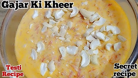 छोड़ो गाजर का हलवां - अब सर्दी में ये बनाओं इतनी टेस्टी गाजर की खीर सभी कटोरियां चाटचाट कर खाएंगे ||