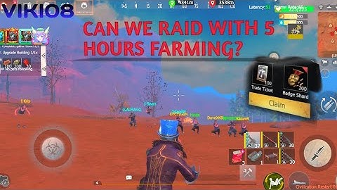 LAST 6 HOURS JUMP SERVER  RAID BADGE HUNTER #lastislandofsurvival