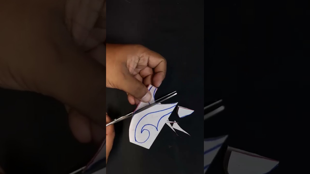 diy paper crafts-border design using colored paper - YouTube