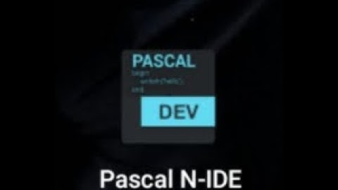 Cara menyelesaikan program biodata menggunakan aplikasi pascal N-IDE pada android|Upiyptk Padang