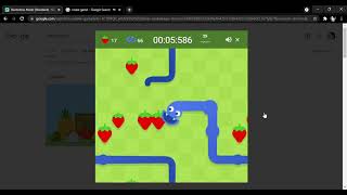 WR Snake Game Borderless 25 Apples Speedrun (5 Apples, Small Map) 7s425ms