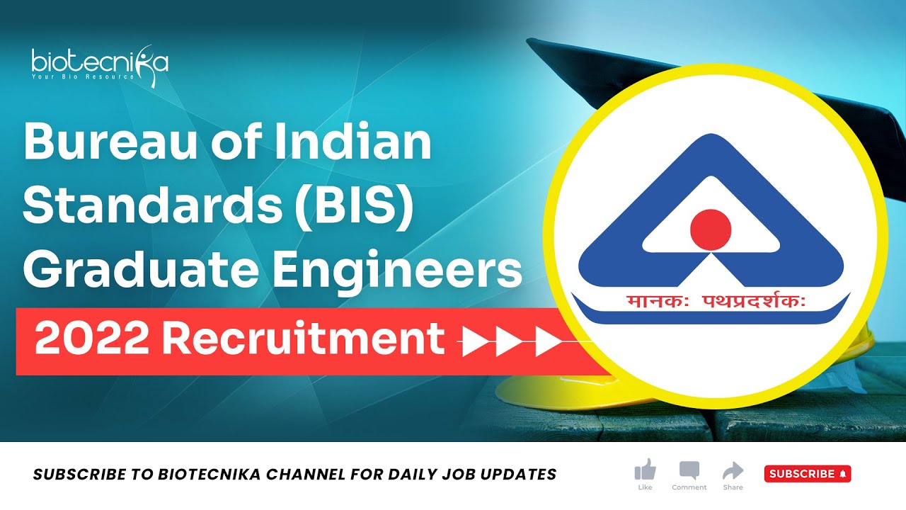 High Pay Jobs For MSc, BTech, MTech & PhD at Bureau of Indian Standard