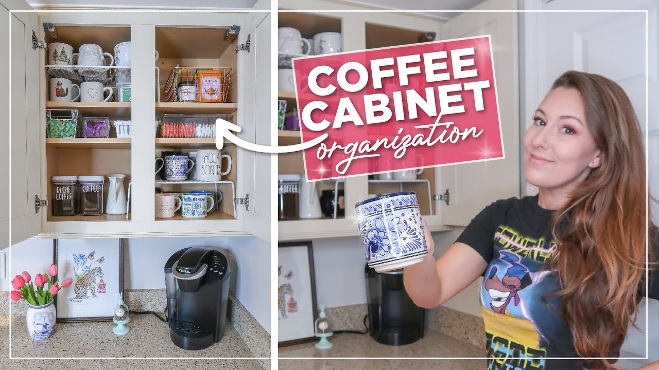 How to Organize Your Coffee Cups - Kitchen Coffee Mug Organization