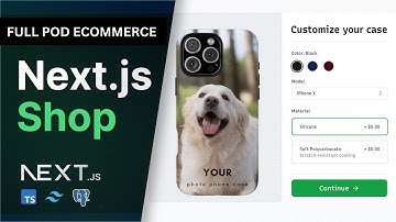 Full POD E-Commerce Shop with Next.js, Tailwind, React | Walkthrough (Tech, UX, SEO & Fulfillment)