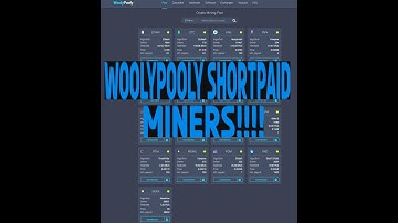 WOOLYPOOLY POOL SHORTPAID MINERS on #kaspa and #nexa