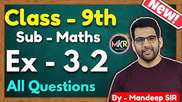 Class 9 Maths, Ex 3.2 Q1 Q2 || Coordinate Geometry || NEW NCERT || MKR || @GREENBoard