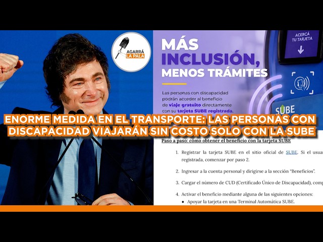 ENORME MEDIDA DEL GOBIERNO QUE BENEFICIA A LAS PERSONAS CON DISCAPACIDAD: "EFICIENCIA Y CHAU FRAUDE"