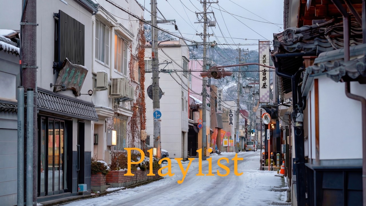 [𝐏𝐥𝐚𝐲𝐥𝐢𝐬𝐭] 눈 내린 일본 골목을 걷는 기분이 드는 감성 𝐉-𝐏𝐎𝐏 플레이리스트 | 하루종일 틀어두기 좋은 감성 𝐉-𝐏𝐎𝐏 모음