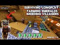 💎 Farming Emeralds & Breeding Villagers in Minecraft Bedrock! p9 🥕 | Solo Survival (No Voice)