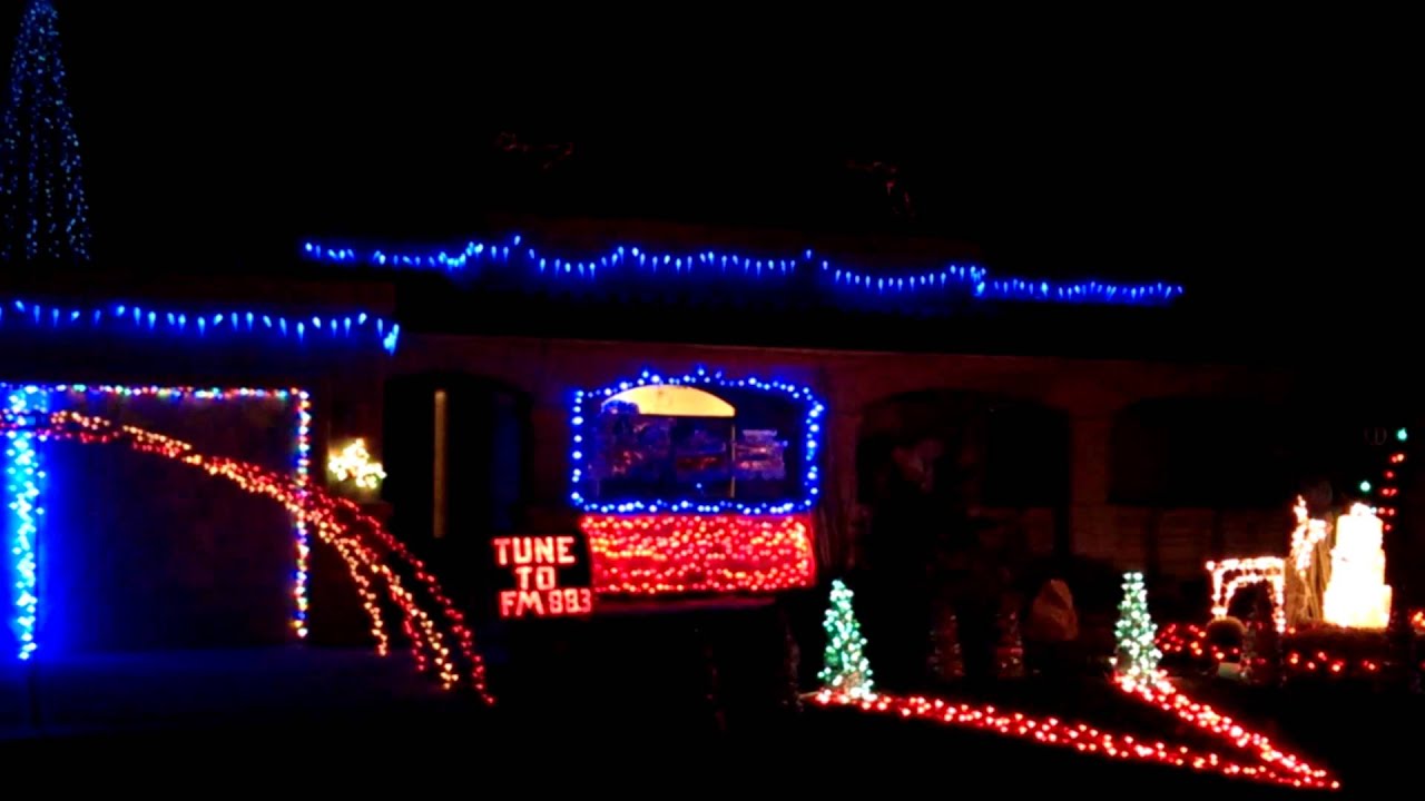 Christmas Lights to Music in Lake Havasu City, Az YouTube