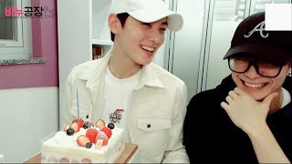 [아스트로/문빈, 차은우] 170330 은우를 위한 서프라이즈 생일 파티 (+빈이의 질투)