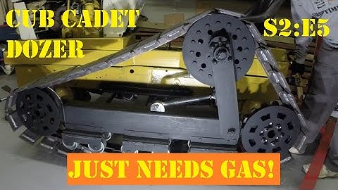 Cub Cadet Dozer Build, S2:E5, Just Needs Gas!